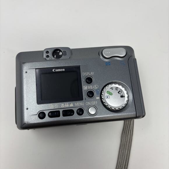 Canon PowerShot A40 2MP Digital Camera Vintage Not Working + 128 MB Sandisk Card - Picture 3 of 6